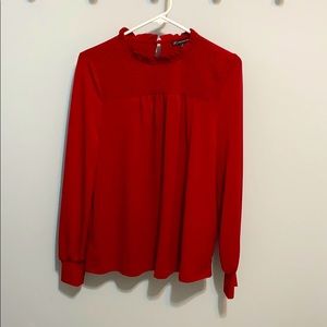 Adrianna Papell Red Blouse